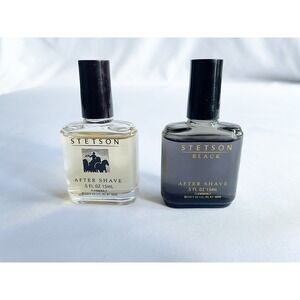 Coty STETSON After Shave MINI Travel Size Set of 2 by 0.5 Oz 15 ml